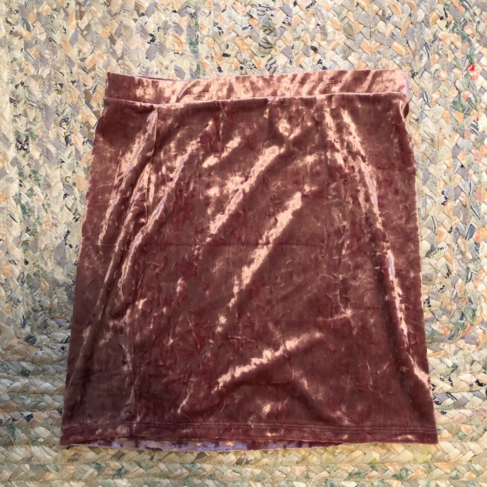 Velvet skirt